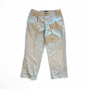 Izod Madison Chino Double Pleat 36x29 Classic Fit Light Gray New With Tag